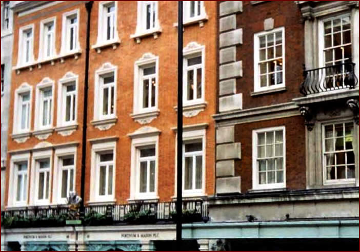 Fortnum & Mason | Elevation showing existing and new elevation | CLICK TO CLOSE